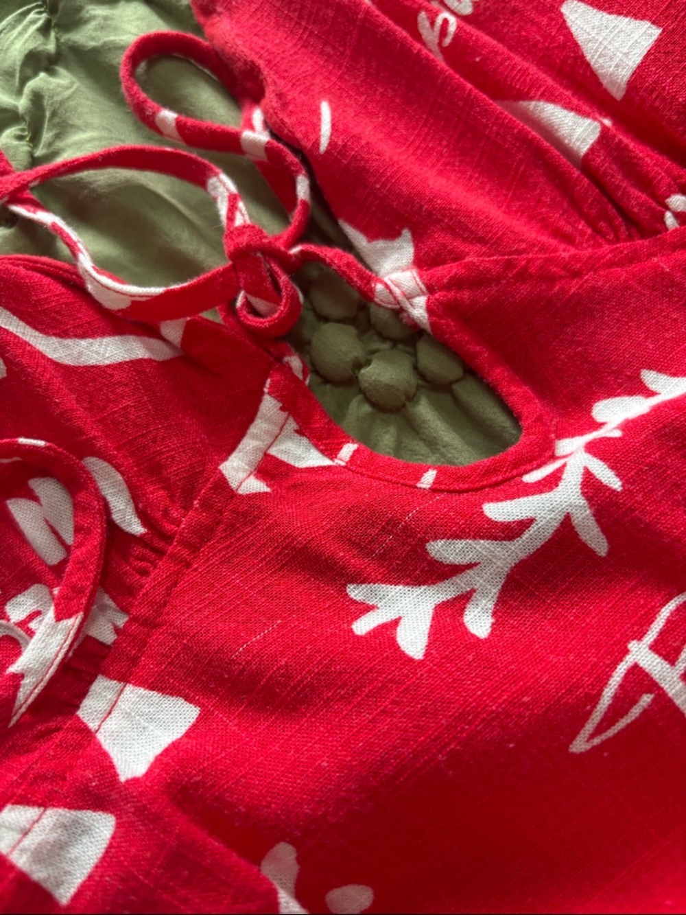 Paper Heart Linen Maxi Dress - Picture 5 of 5